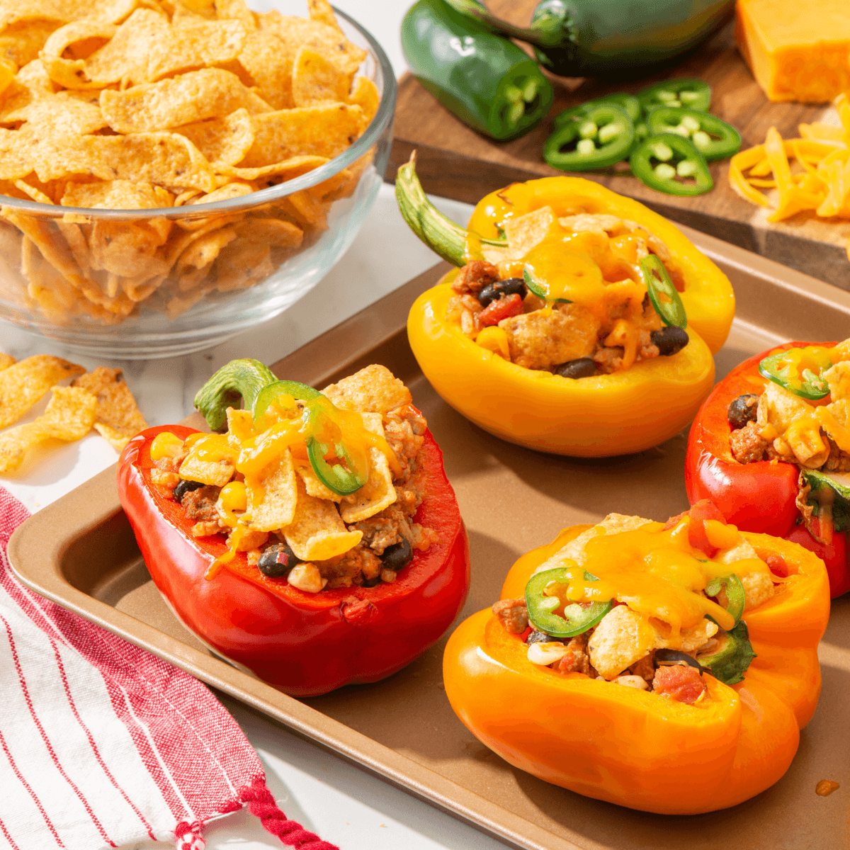 Fritos® Stuffed Bell Peppers